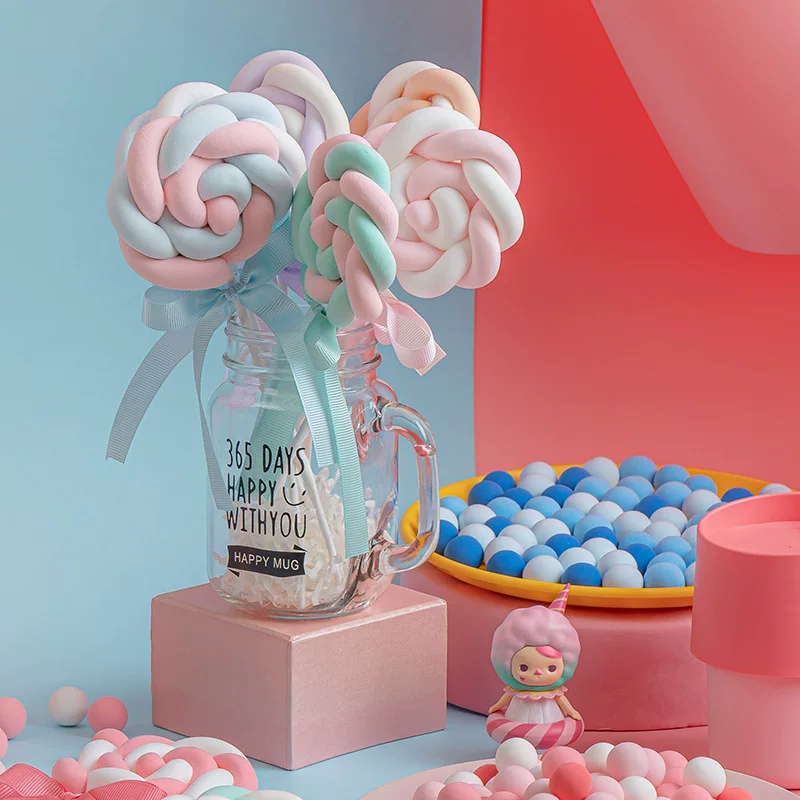 Realistic cotton cute photography props