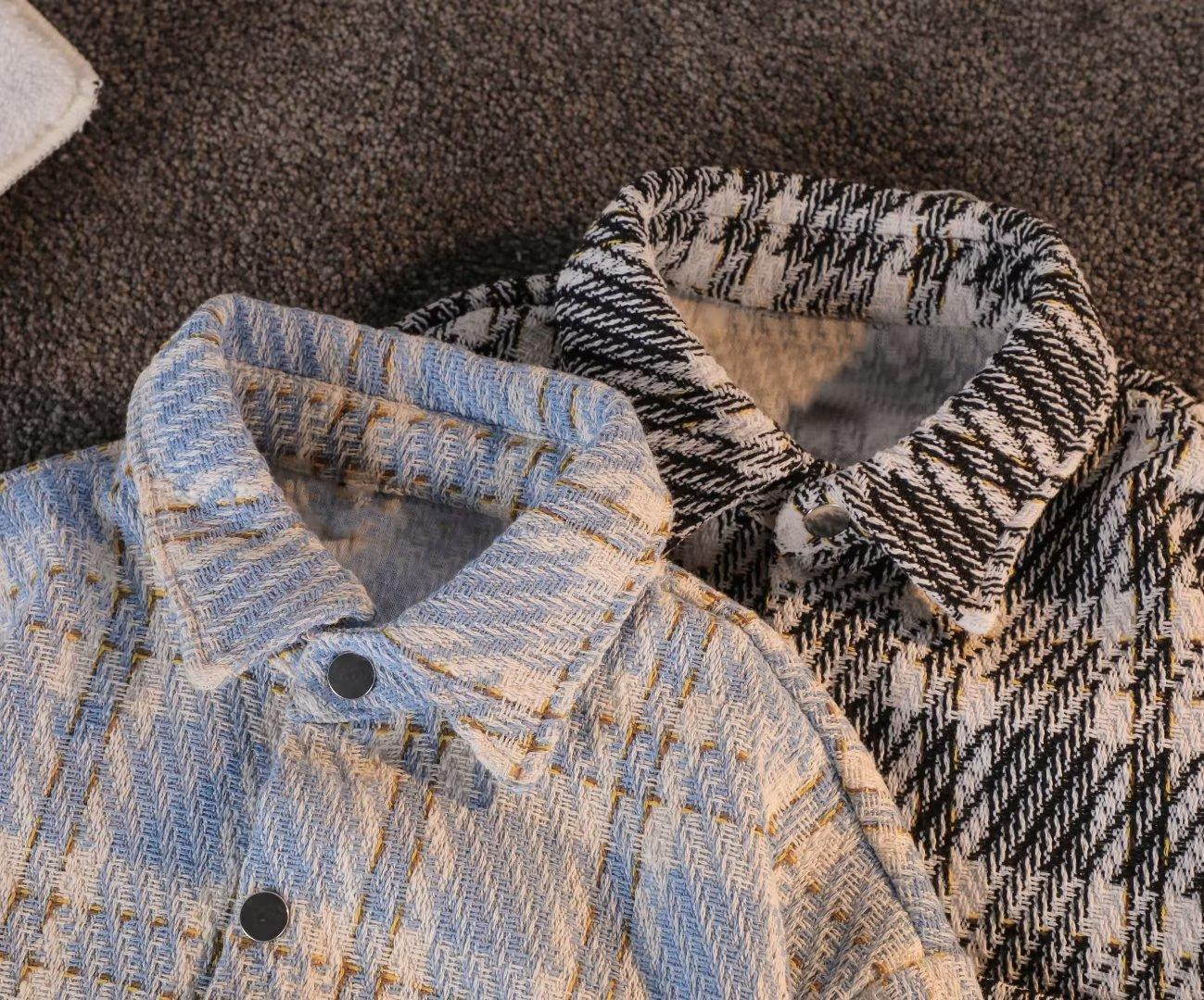 Veste chemise à carreaux pour femme style décontracté chic_voghion.com