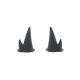 Electric car motorcycle cute decorative helmet dragon horn small horn full helmet head universal accessories double-sided adhesive bonding
