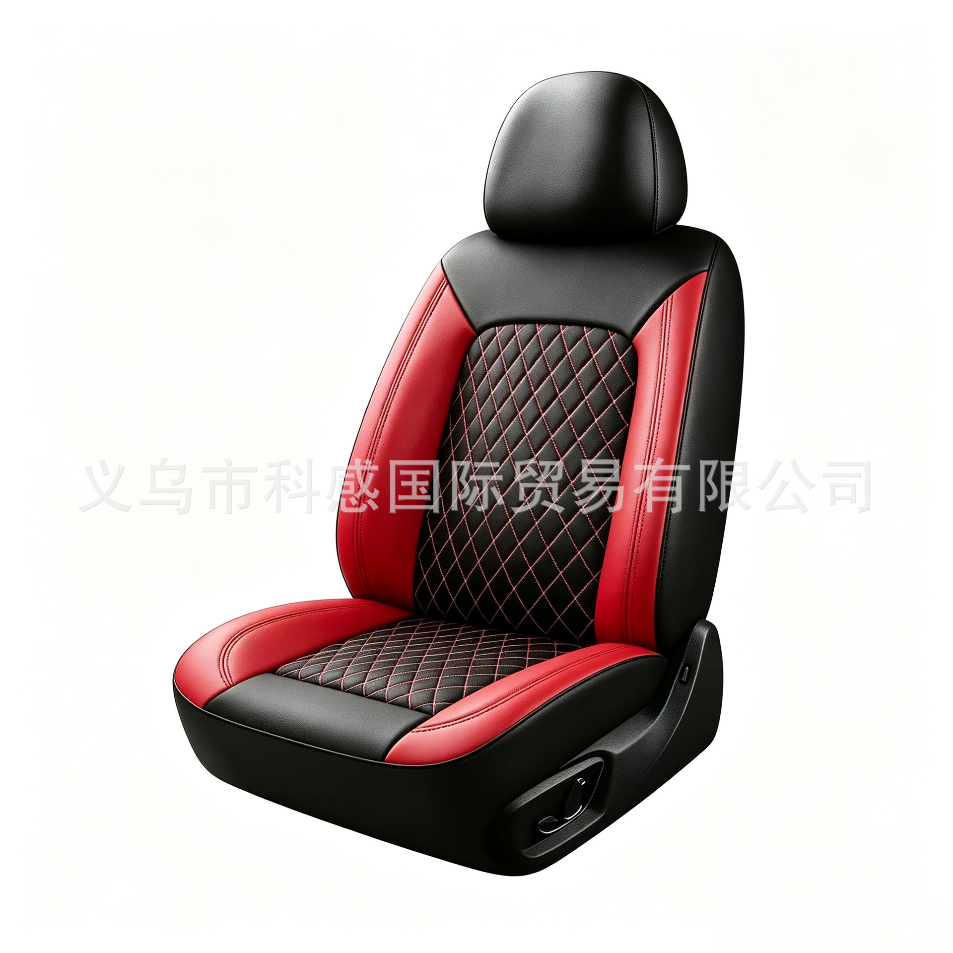 New cross-border single-line diamond-patterned PU leather car seat covers for Amazon, Mercado Libre, Mexico, and Russia
