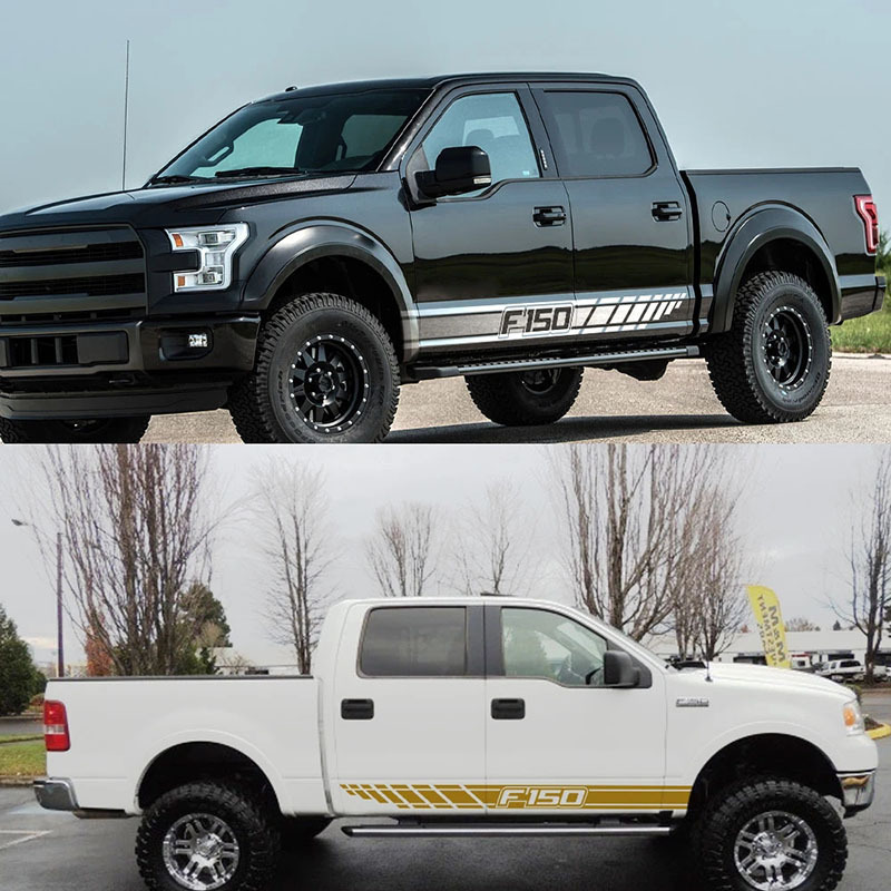For Raptor F150 side stretch sticker Personality waist line car sticker Ford body sticker_voghion.com
