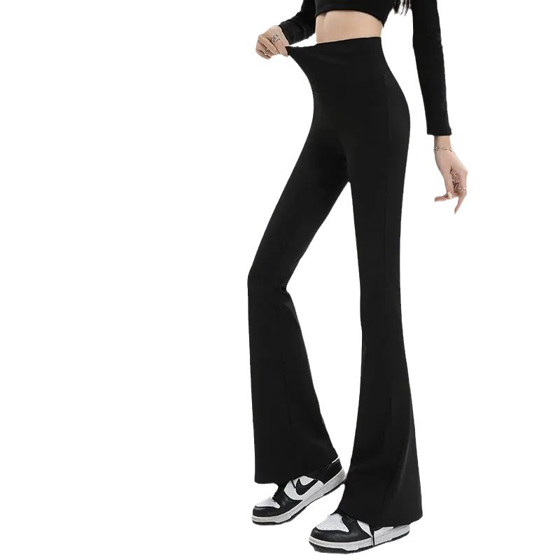 Weila Barbie pantalones ropa exterior de mujer Otoño e Invierno pantalones gruesos de tiburón forrados de lana pantalones de cintura alta pantalones de vientre adelgazantes pantalones de yoga ajustados mujeres