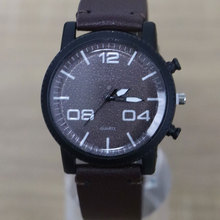 TJW-C002皮帶手表男士商務歐美風石英手表腕表