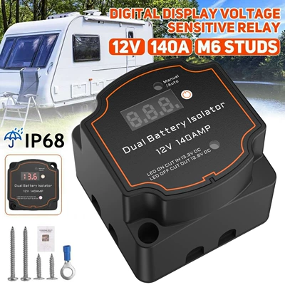 Power supply, ignition system accessories Battery Isolator 12V140A Dual