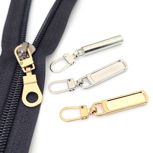 Detachable zipper head small hole special replacement zipper head bag clothes shoes boots repair universal zipper piece pendant