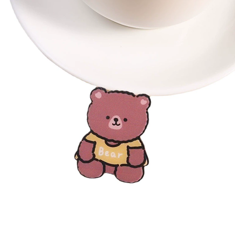 Брошь-подвеска из акрила «Год Лошади», мультяшный дизайн, для украшения рюкзака, аксессуары для рукоделия, подарок на Новый год, креативный сувенир