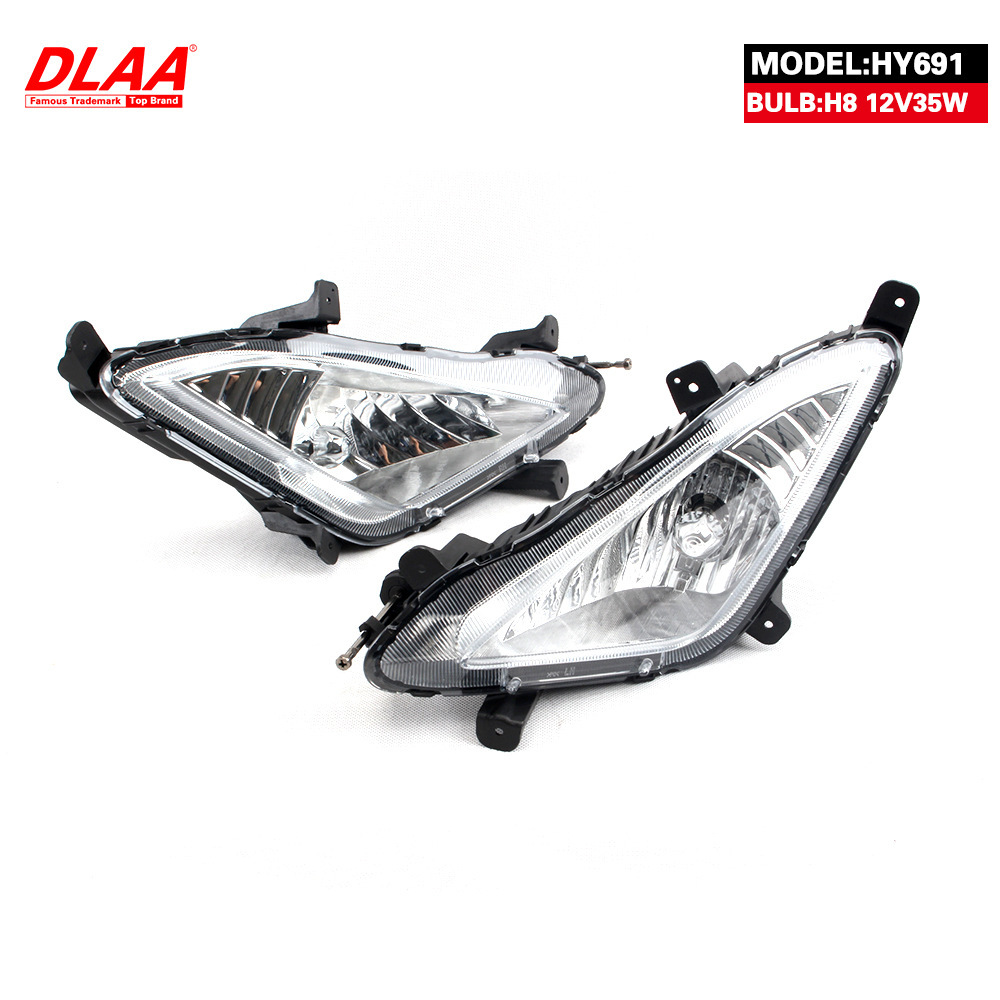 Aplicable a Hyundai 14 15 16 años de importación Elant conjunto de luces de niebla delanteras luces de conducción diurna luz parachoques