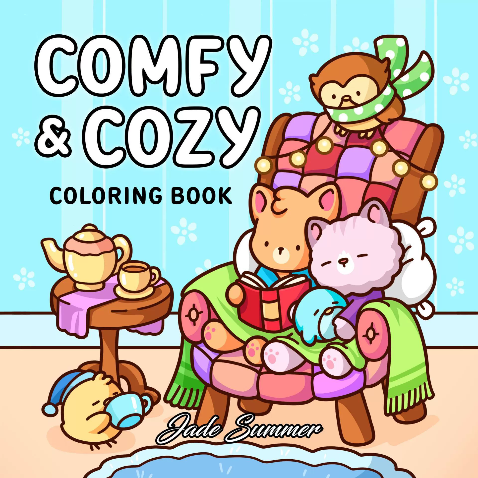 Раскраска (CocoWyo) Spooky Cutie — взрослая и подростковая граффити-иллюстрационная книга, различные цвета обложки
