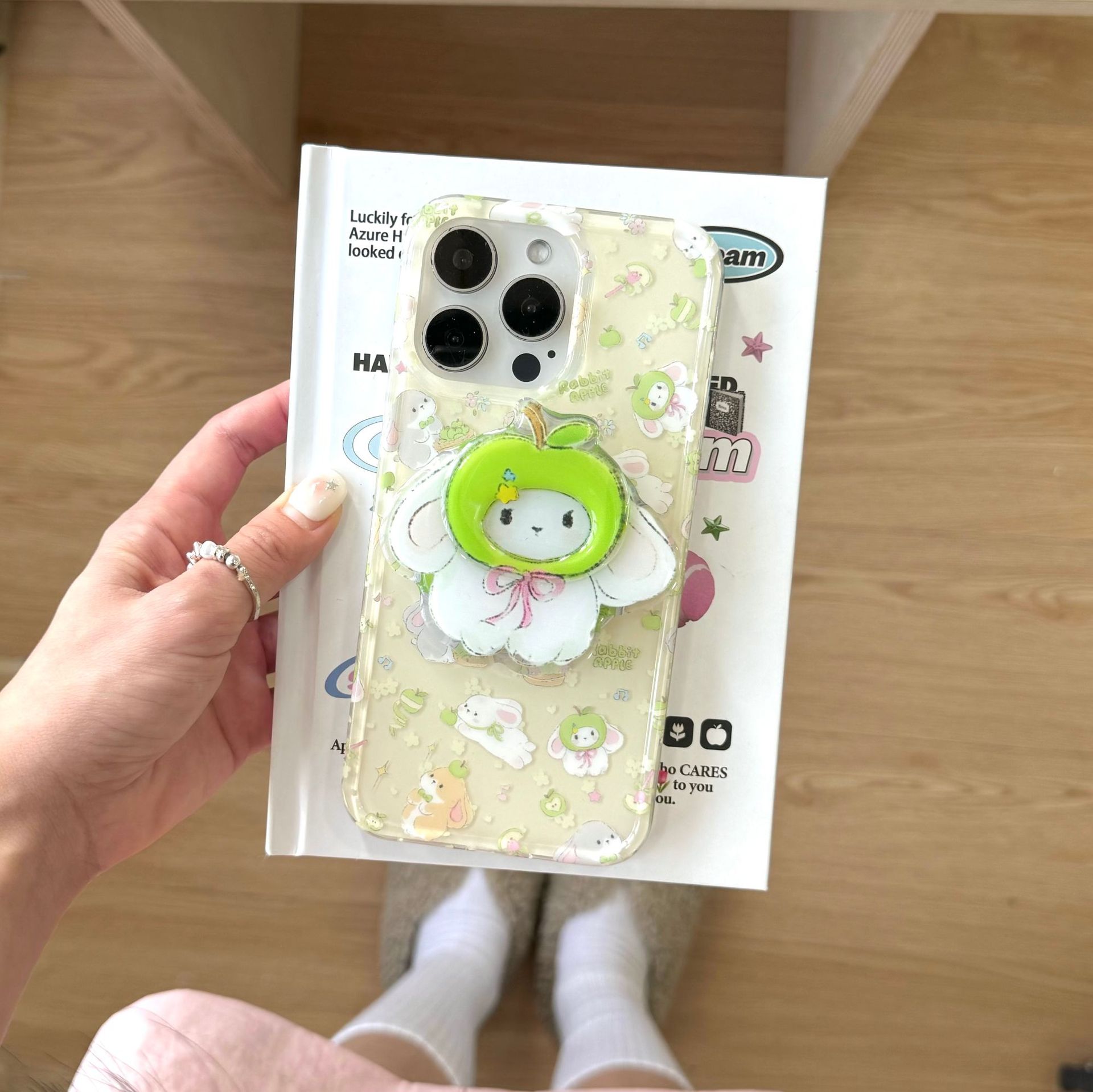 Cute West High Bottom Green Apple para iPhone15/16 Funda para teléfono móvil 14Pro Cartoon 16ProMax Pareja 13