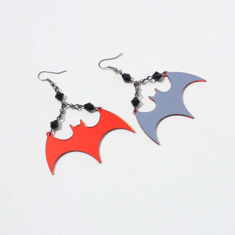 Bijoux En Gros Style De Bande Dessinée Chauve Souris Arylique Boucles D'oreilles display picture 2