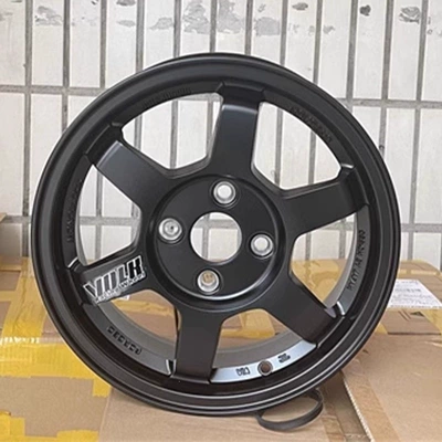 Hub modified wheels for - 14x55j-et37-matte-black-with-lettering-as-a-sticker