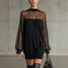 连衣裙;时尚休闲套装;女式T恤