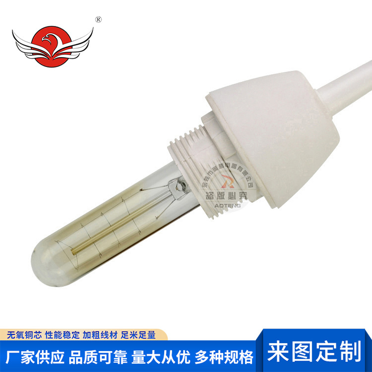 德规电源线  H03VV-F两芯0.75平方 红白色编织吊灯线德标电源线