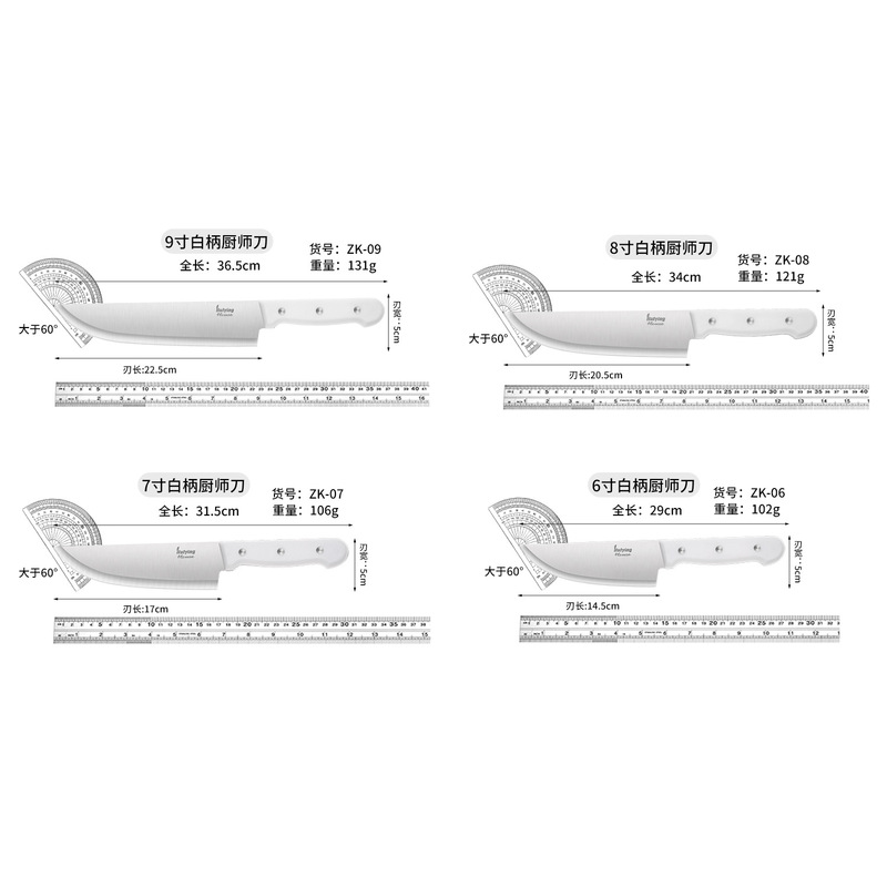 厨房刀不锈钢餐厅切肉切菜万用厨师刀果皮鱼片料理刀套装实惠家用|undefined
