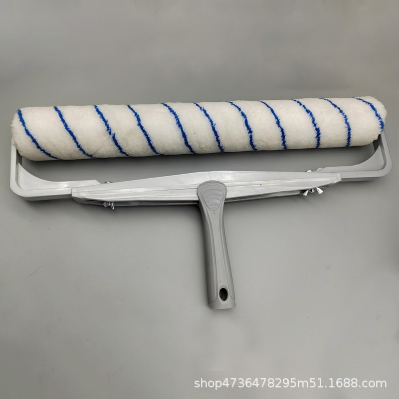 Soporte de plástico retráctil de 18 pulgadas Cepillo de rodillo de fibra de carbono pintura pared soporte de mango de plástico ventas directas de fábrica