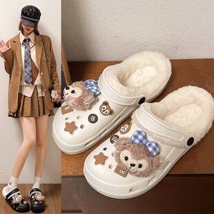 �r�п�ͨ�ӽq����Ь����ЬŮ�ﶬ���⴩�ɐ�DIY��ůëë�q��ЬŮ