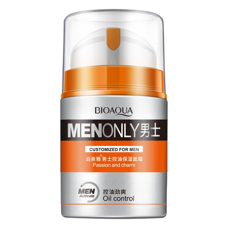 Boquanya hombres limpiador facial limpieza profunda Control De Aceite hidratante loción facial limpiador cuidado de la piel de los hombres