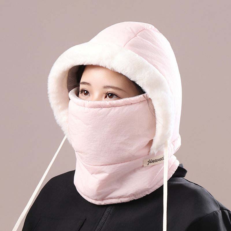 Gorro Lei Feng Térmico de Invierno de Poliéster, Cortavientos y Protector de Cuello para Aire Libre