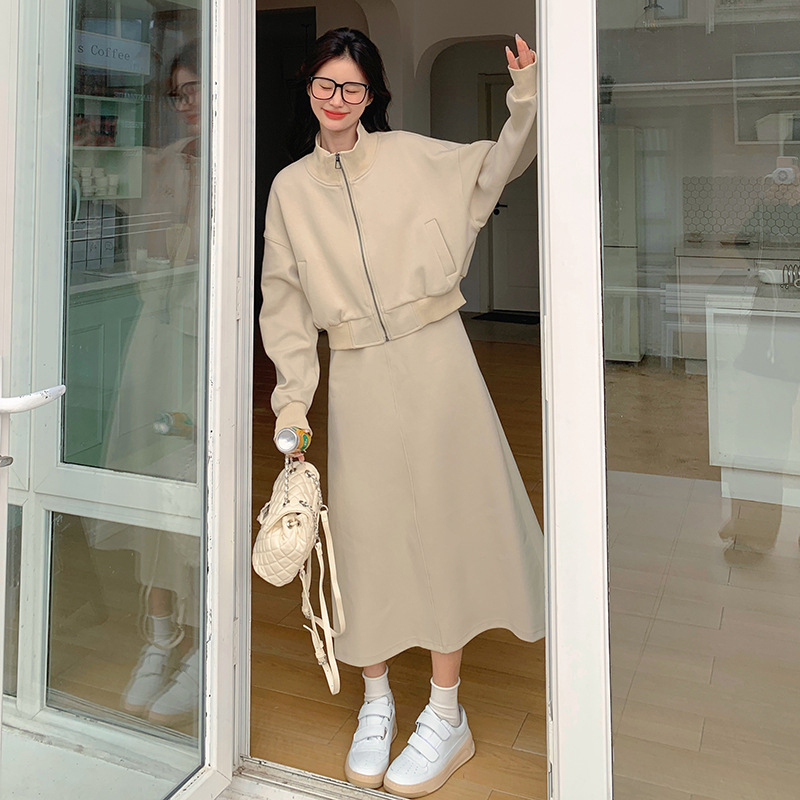 实拍时尚休闲减龄卫衣套装裙女秋季新款俏皮减龄洋气炸街两件套|undefined
