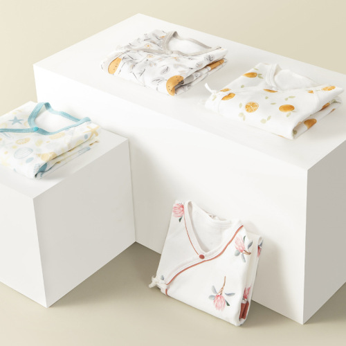 Baby jumpsuit spring and autumn seasons newborn baby clothes pure cotton newborn baby monk clothes men and women pajamas summer clothes