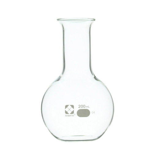 SIBATA柴田科学 010510-200A 平底烧瓶 200mL 10个