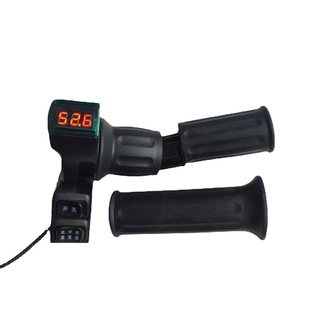 Half-Section 23 Red Screen Switch + High, Medium, and Low Speed Electric Vehicle Throttle Handlebar Electric Vehicle Accessories Speed Control Throttle Handlebar