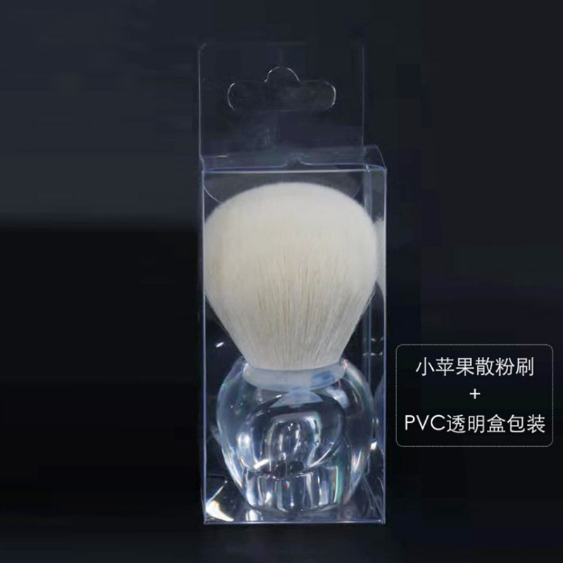 Nuevo polvo de uñas cepillo único polvo suelto rubor cepillo polvo belleza maquillaje cepillo novato belleza herramientas en forma de manzana