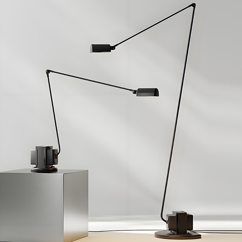 Italian Motor Floor Lamp, Same Style as Jiyoujia, Internet Celebrity Retro Living Room Study Decorative Table Lamp, Bedroom Floor Lamp