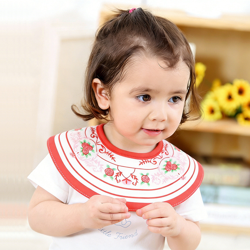 [압착 마감 단면] 레드 스트라이프 로즈