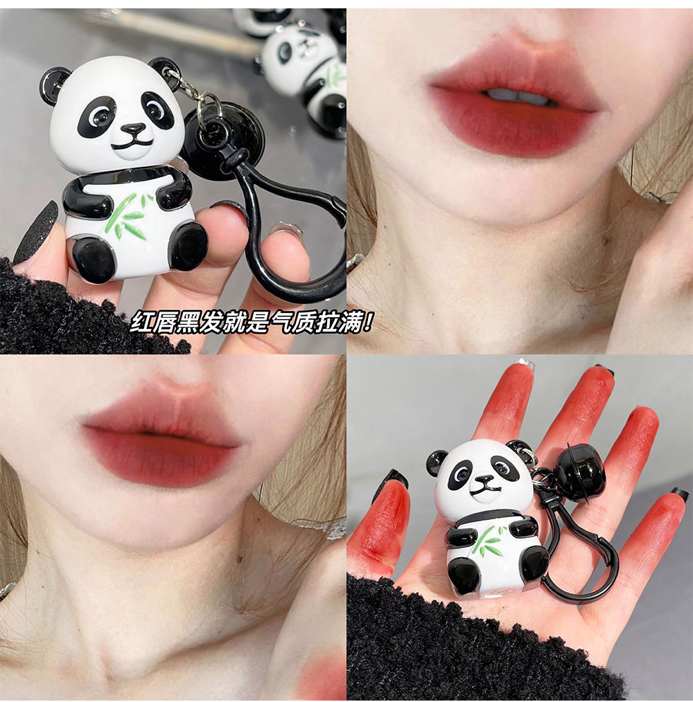 Art Value Little Panda Bell Lip Gloss Soft matte Whitening Lip Gloss is not picky about skin, natural and versatile makeup undefined