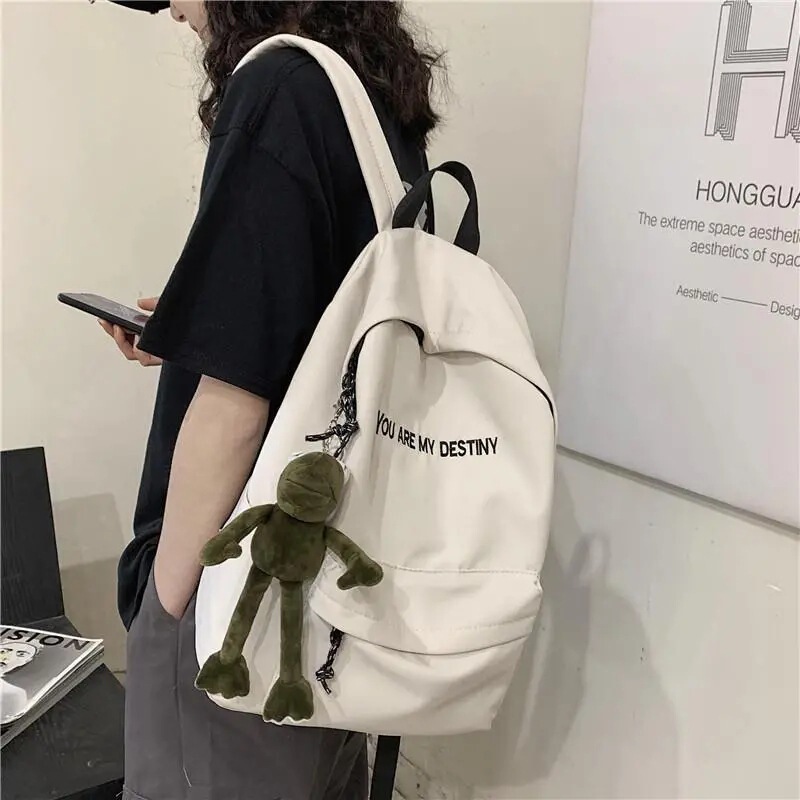 Schoolbag Female K-Style Harajuku Ulzzang High School Student Backpack Male Ins Junior High School Student College Student Versatile Backpack