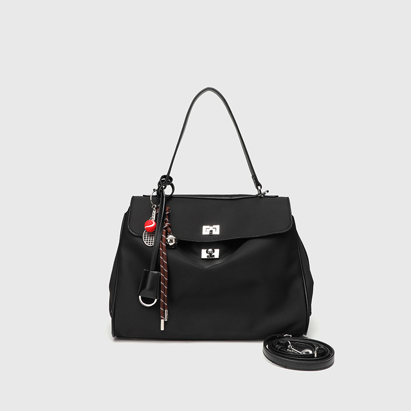 2024 Nuevo Rodeo Kelly bolso de mano de cuero de nylon de hombro único bolso de mujer con cerradura debajo de la axila bolso tote de cercanías