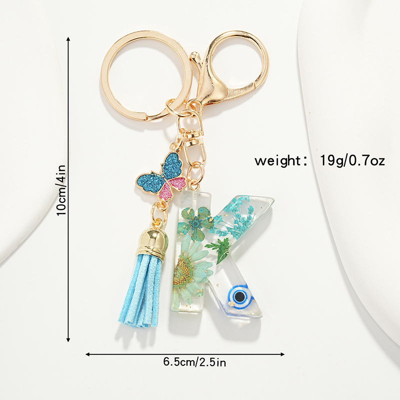 20g Weight Bag Pendant, Keychain Classification Commute Letter Metal Women's Bag Pendant Keychain