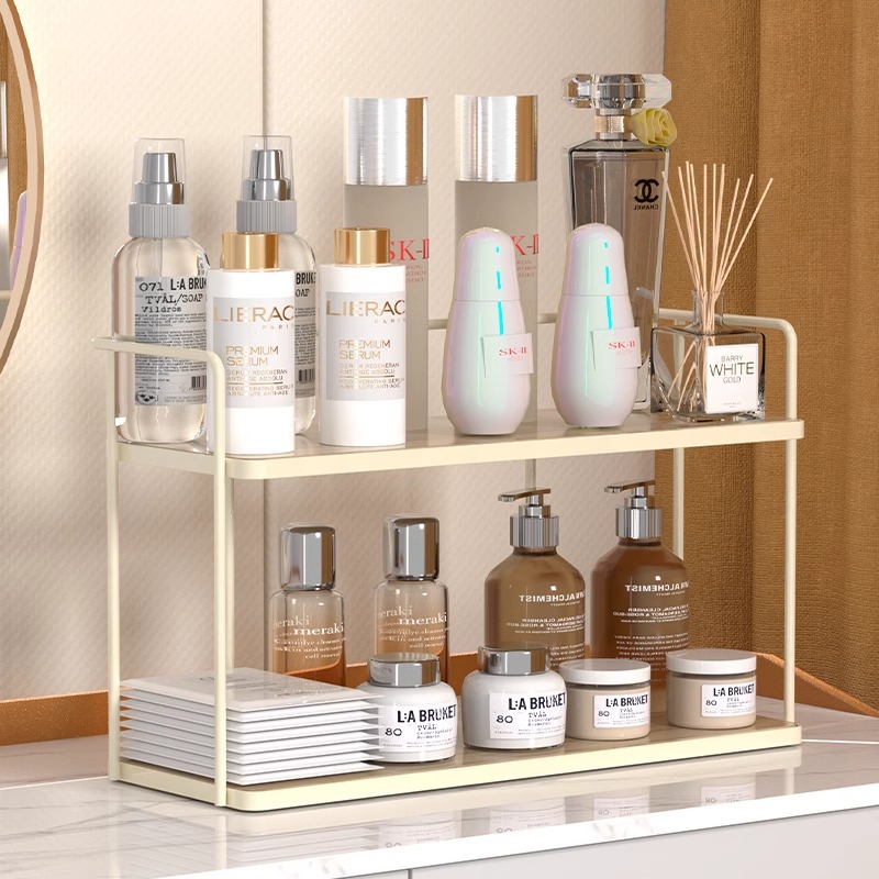 Estante de escritorio acrílico inodoro inodoro inodoro lavabo estante de almacenamiento cosméticos sala de estar caja de almacenamiento