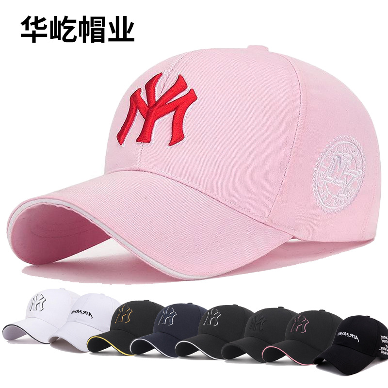 新款刺绣棒球帽男 潮流情侣防晒鸭舌帽 休闲可调节女学生帽子批发