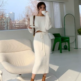 女式针织衫;毛衣;吊带背心