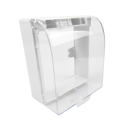 Type 86 self-adhesive waterproof cover for bathroom and bathroom, heightened open-wire switch, punch-free anti-splash box, surface-mounted waterproof box