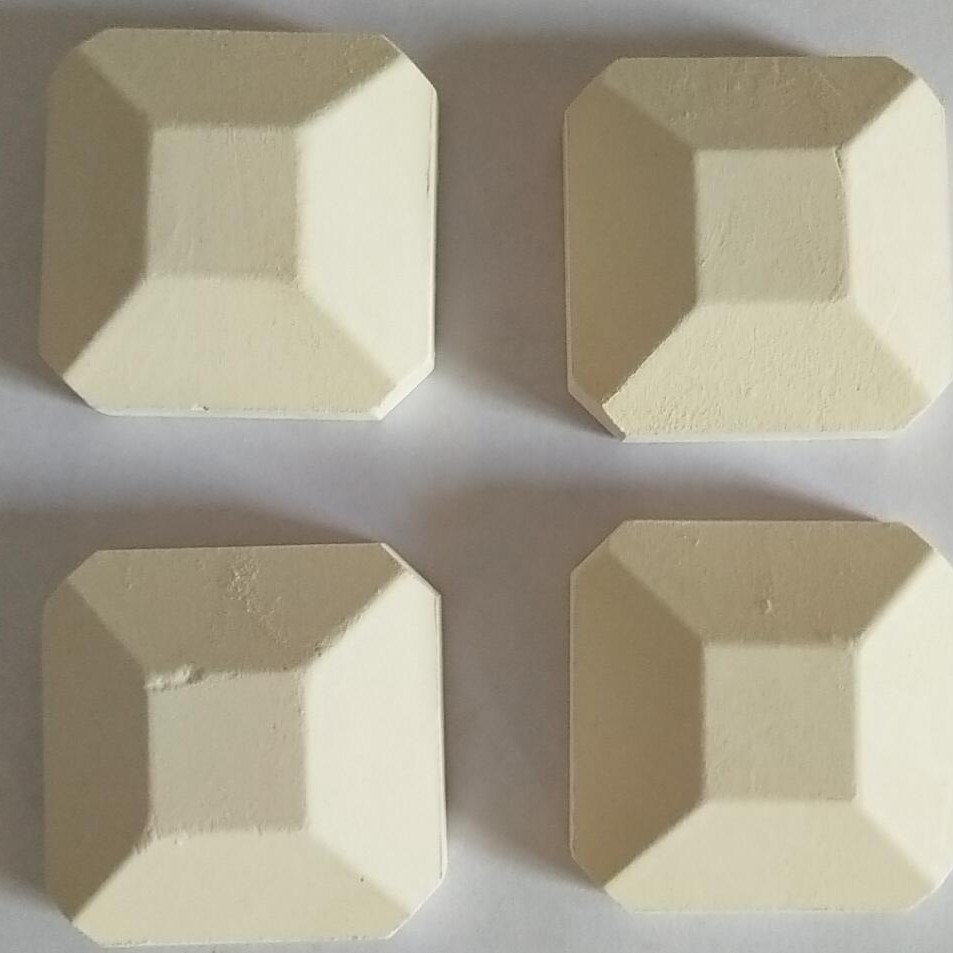 Color blanco húmedo, beige, baldosas para barbacoa, piedra cerámica para barbacoa, piedra termorretentora