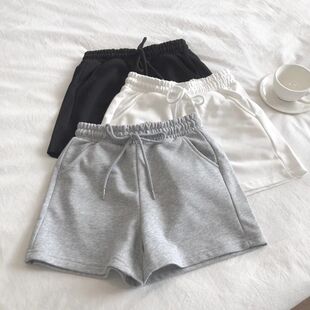 Casual Sports Shorts Women's Summer New High Waist Slimming Outer Wear Loose Loose All-match Three-point Hot Pants