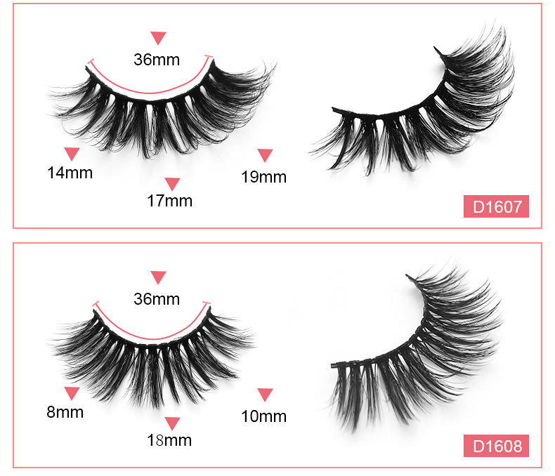 Three-dimensional Natural Thick Thickening Imitation Mink False Eyelashes display picture 5