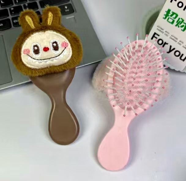 Peines de bolsas de aire de peluche Loopy Peines de aire de peluche Peines de masaje portátiles Peines de masaje mini