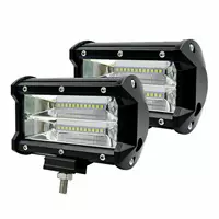 Автомобильный светодиодный рабочий свет 5 дюймов 24LED 72W двухрядный внедорожник вспомогательный прожектор 72W Светодиодная лента