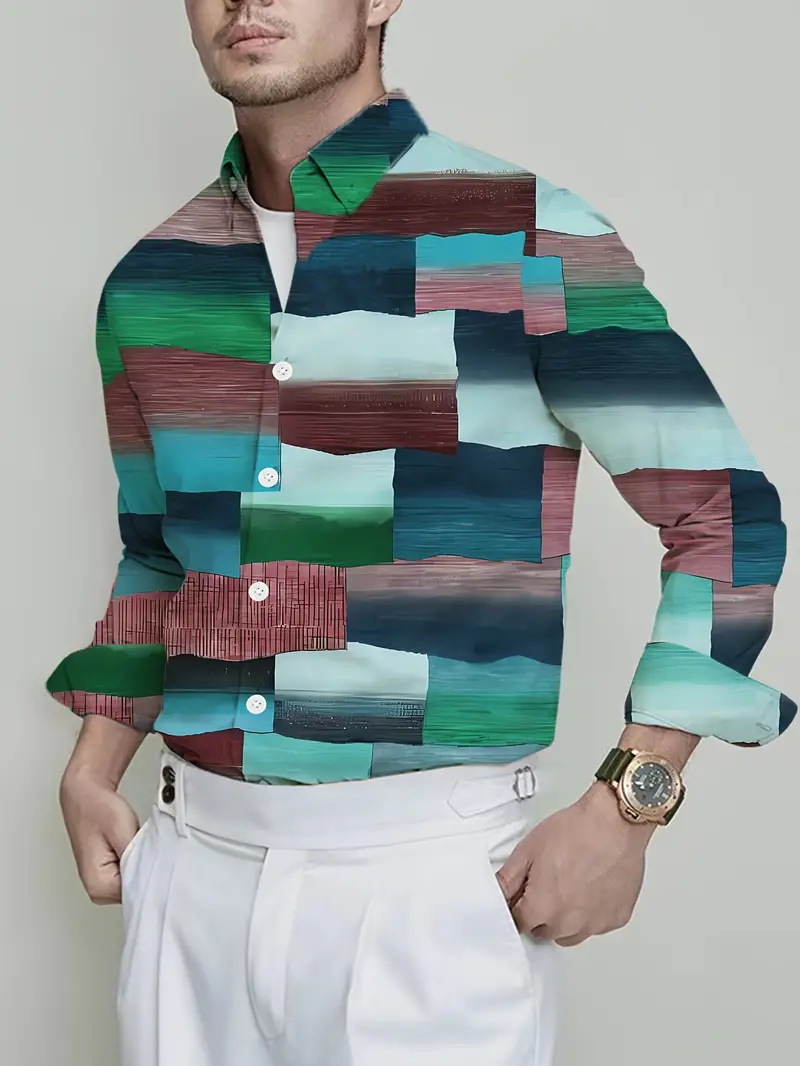 Comercio exterior europeo y americano Amazon 2025 nueva tendencia de la moda casual todo fósforo camisa de manga larga de alta calidad MB12