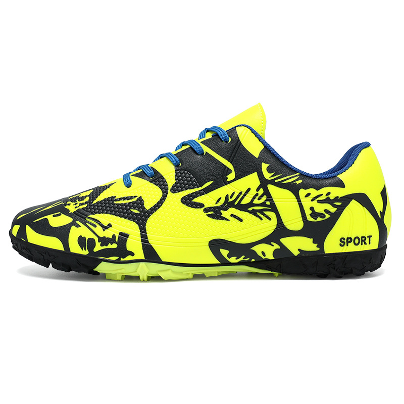 Douchuan Training Zapatos de fútbol para niños Zapatos deportivos de tacón de cuero de corte bajo para hombres Zapatos deportivos de corte bajo para jóvenes de gran tamaño transfronterizo