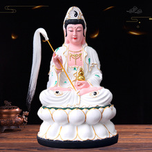 慈航道人神像店铺家用寺庙供奉摆件新款慈航仙姑真人大士十二金仙