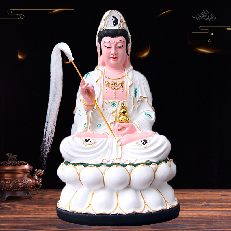 慈航道人神像店铺家用寺庙供奉摆件新款慈航仙姑真人大士十二金仙