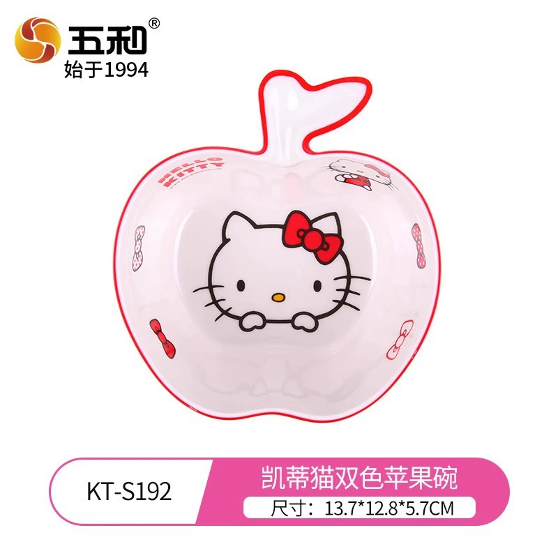 Детская мультяшная миска, ёмкость 400 мл, детские рисунки (Hello Kitty, B.Duck, Unicorn)