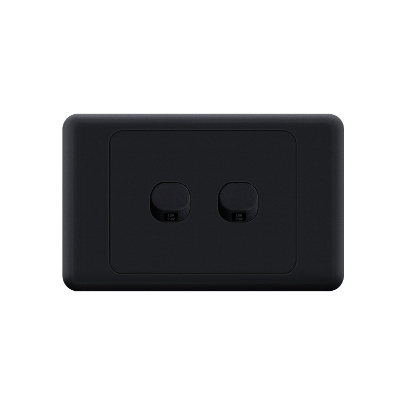 澳大利亚墙壁开关插座黑色