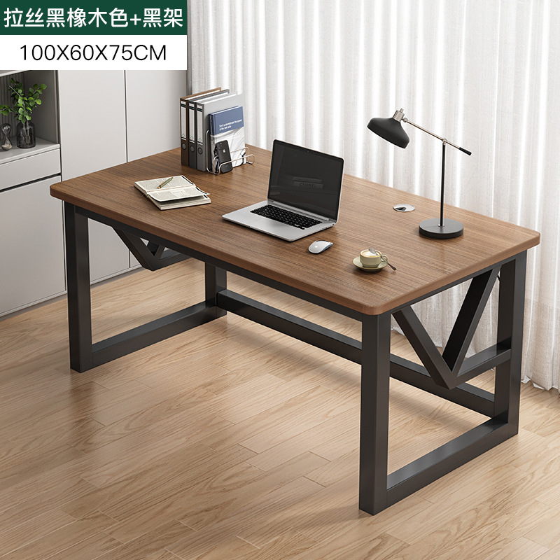 [두꺼운 철제 프레임 다리] 블랙오크 컬러 100cm