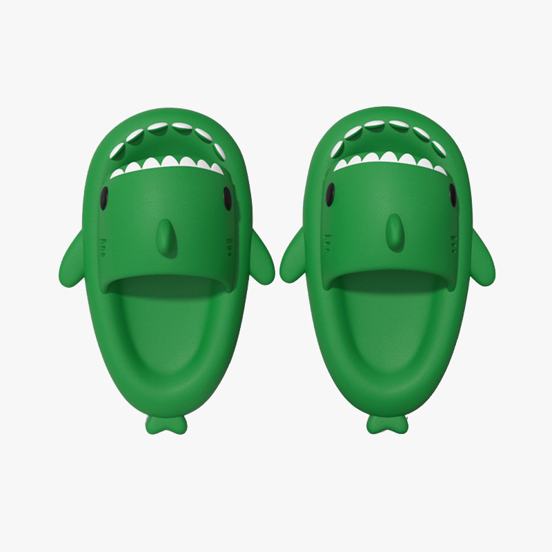 Sandalias para niños de tiburón transfronterizo sandalias niños 2023 de verano nuevos niños EVA Luz de mierda sensación casa zapatillas niñas